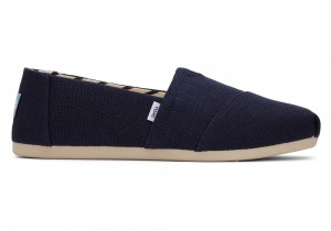 Toms Heritage Canvas Espadrille Marineblå | 4675MQPAJ