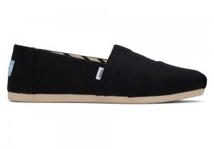 Toms Heritage Canvas Espadrille Svarte | 2814HSTOA