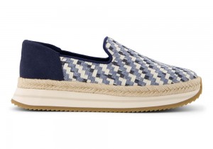 Toms Jocelyn Denim Espadrille Blå | 3786QFDGJ