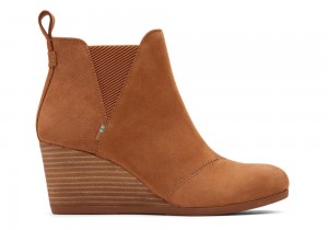 Toms Kelsey Wedgeie Støvler Brune | 4192HDQYS