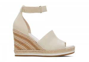 Toms Marisol Wedge Beige | 9731YLXKR