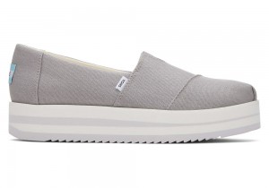 Toms Midform Espadrille Dyp Grå | 2581PDOLT