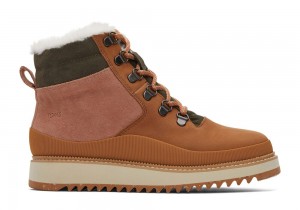 Toms Mojave Tan Vann Resistant Lær Støvler Brune | 9802FPZGA