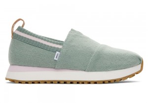 Toms Resident 2.0 Felt Sneakers Olivengrønne | 5320OMWHJ