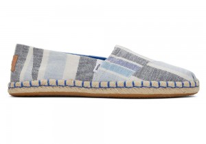 Toms Rope Espadrille Blå Multicolor | 5196VTBYU