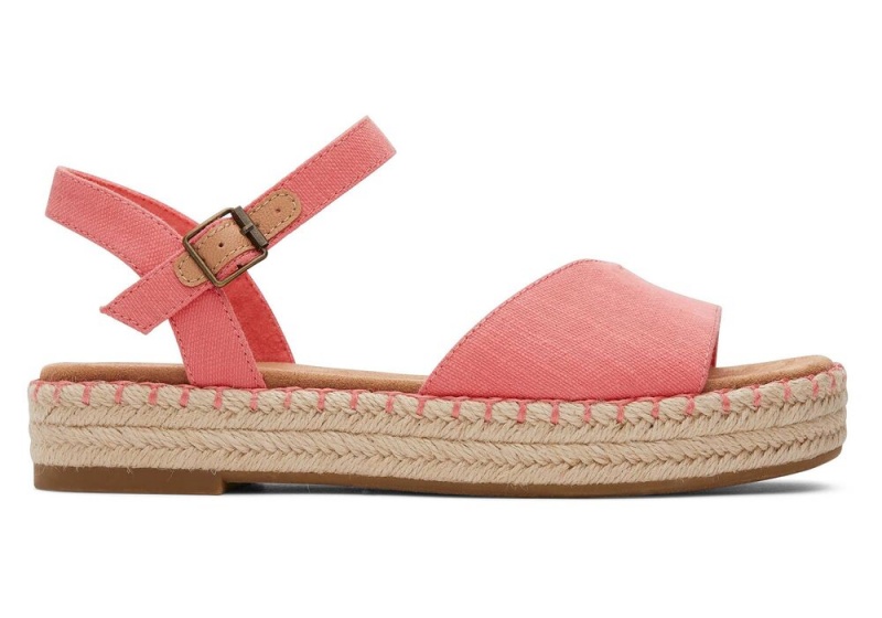 Toms Abby Flatform Espadrille Rosa | 5492TYMGZ