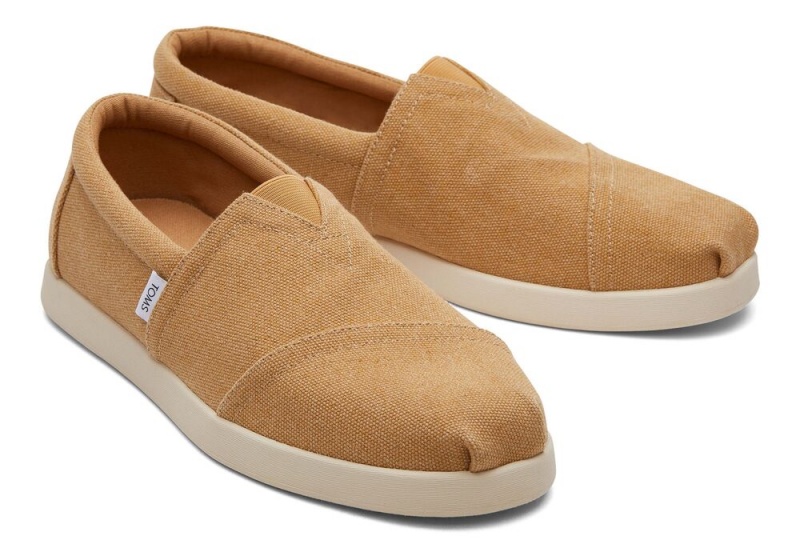 Toms Alp Fwd Doe Recycled Bomull Canvas Espadrille Brune | 0564XOKVE