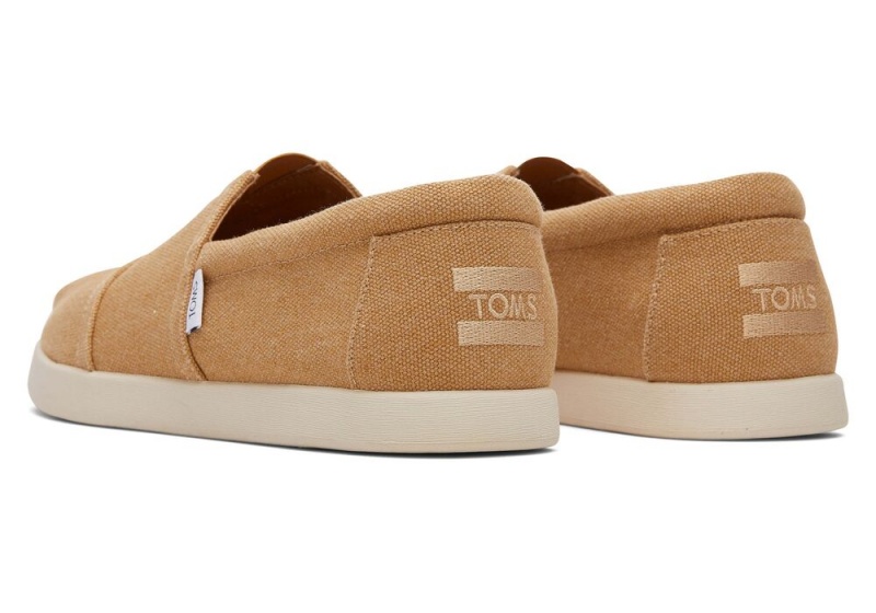 Toms Alp Fwd Doe Recycled Bomull Canvas Espadrille Brune | 0564XOKVE