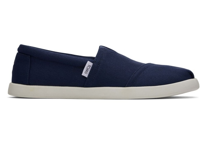 Toms Alp Fwd Recycled Bomull Canvas Espadrille Marineblå | 4207EATQK