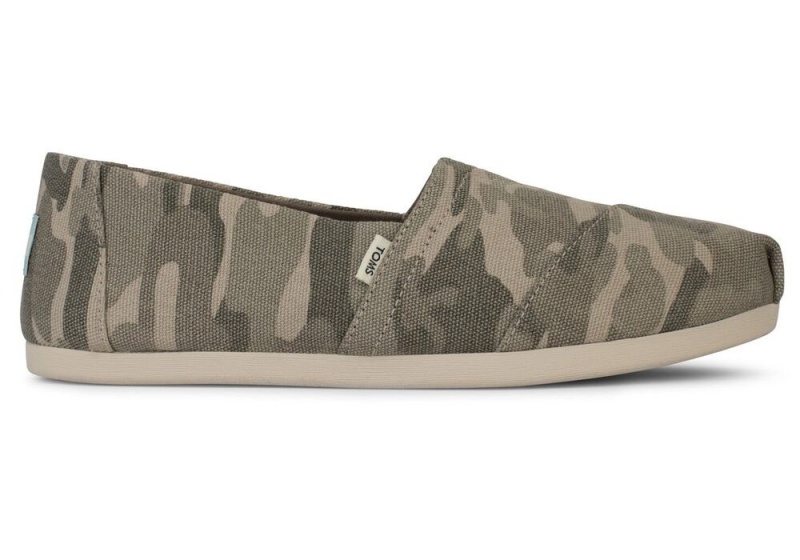 Toms Camo Espadrille Grå Brune Grå | 1062RNAYW