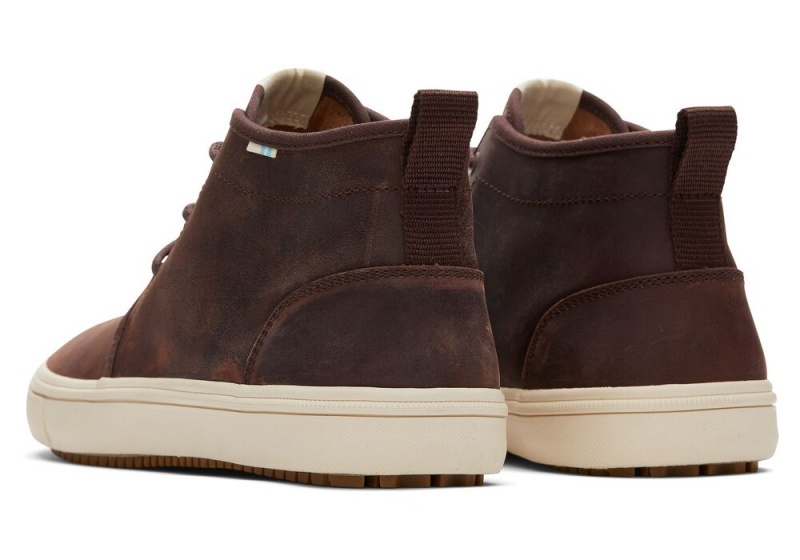 Toms Carlo Mid Terrain Vann Resistant Sneakers Brune | 4081KTVZS