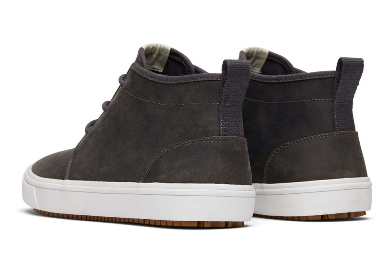 Toms Carlo Mid Terrain Vann Resistant Sneakers Svarte | 2543AFLBX