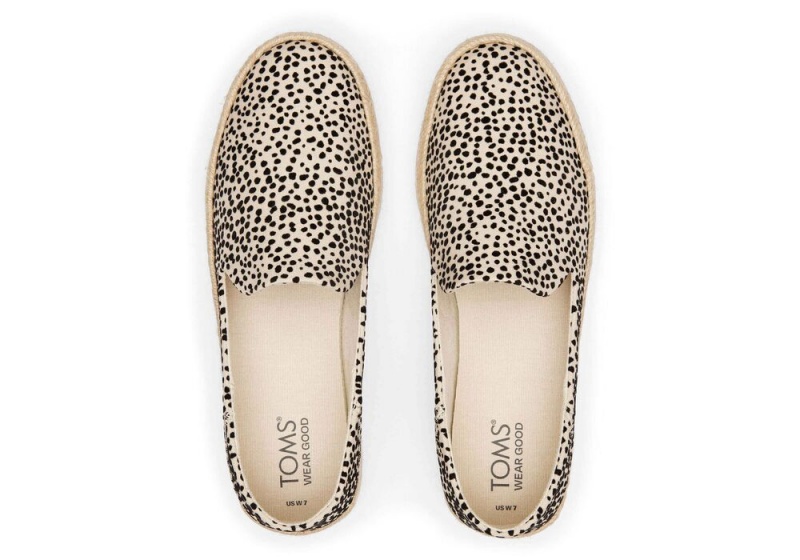 Toms Carolina Mini Cheetah Espadrille Leopard | 4570DSRPJ