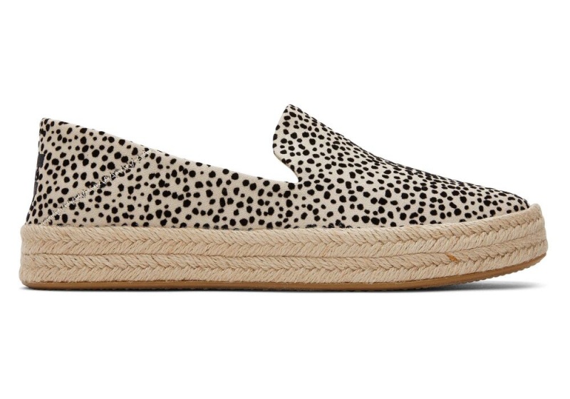 Toms Carolina Mini Cheetah Espadrille Leopard | 4570DSRPJ