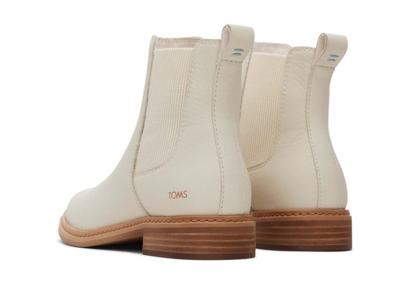 Toms Charlie Light Sand Lær Støvler Lyse Brune | 9461JKXHF