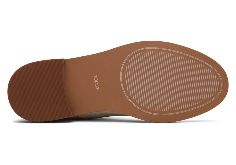 Toms Charlie Light Sand Lær Støvler Lyse Brune | 9461JKXHF