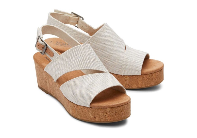 Toms Claudine Kile Sandaler Beige | 2087NEAPX