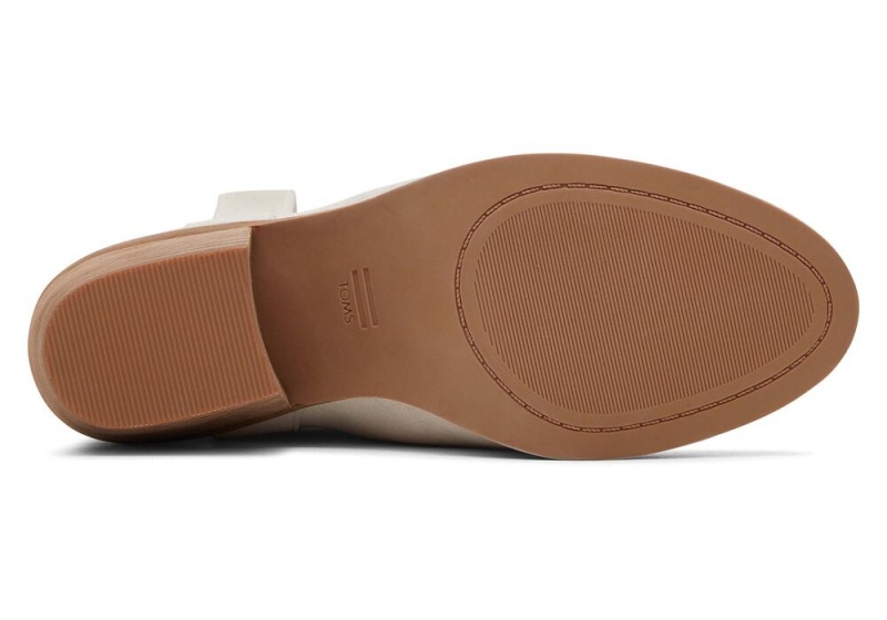 Toms Constance Light Sand Semsket Skinn Hælene Støvler Lyse Brune | 8392CUYBM