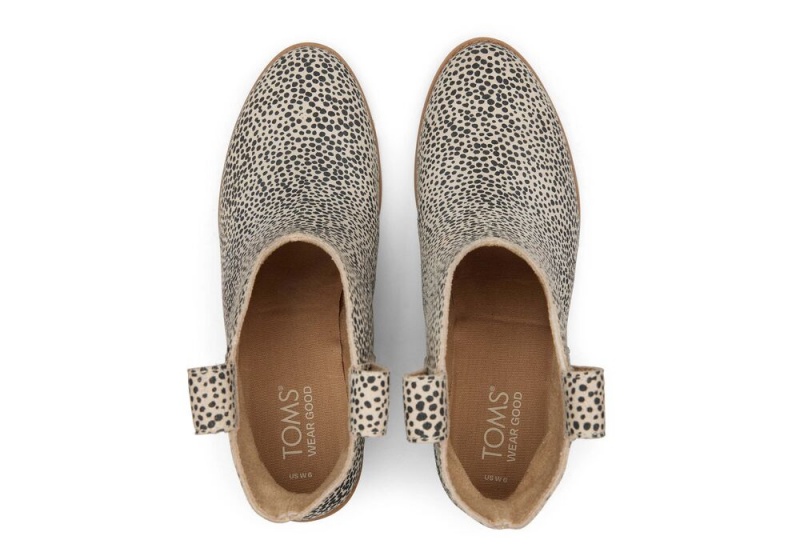 Toms Constance Mini Cheetah Semsket Skinn Hælene Støvler Multicolor | 3106EIYNM