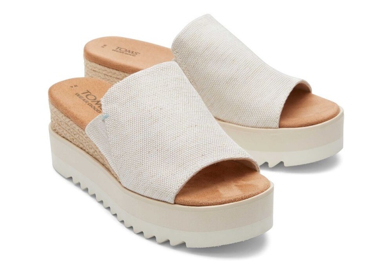 Toms Diana Mule Sandaler Beige | 7962EFRUO