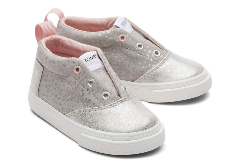 Toms Fenix Mid Foil Toddler Shoe Sneakers Dyp Grå | 6902JHNUB