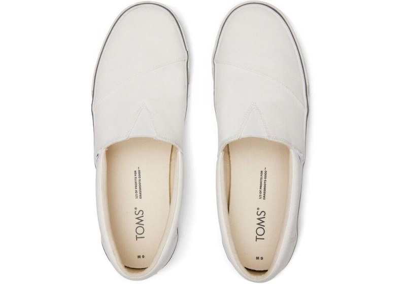 Toms Fenix Slip On Joggesko Hvite | 3872LIMBO