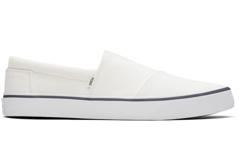 Toms Fenix Slip On Joggesko Hvite | 3872LIMBO