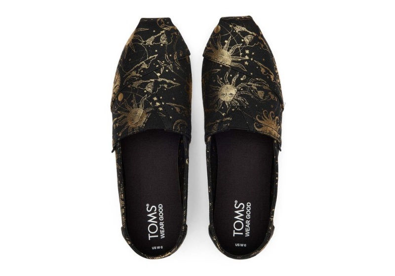 Toms Foil Lunar Sky Espadrille Gull | 4851ACZFW