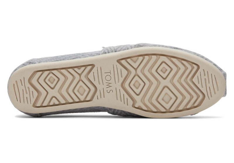 Toms Herringbone Espadrille Grå | 2784TUFPI