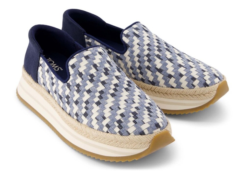 Toms Jocelyn Denim Espadrille Blå | 3786QFDGJ