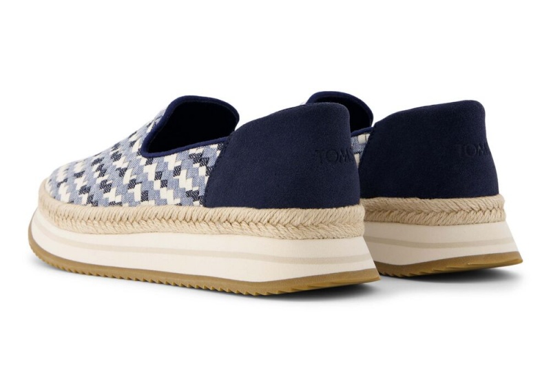 Toms Jocelyn Denim Espadrille Blå | 3786QFDGJ