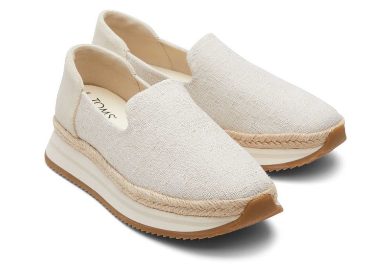 Toms Jocelyn Tekstil Espadrille Beige | 2396RYNBG