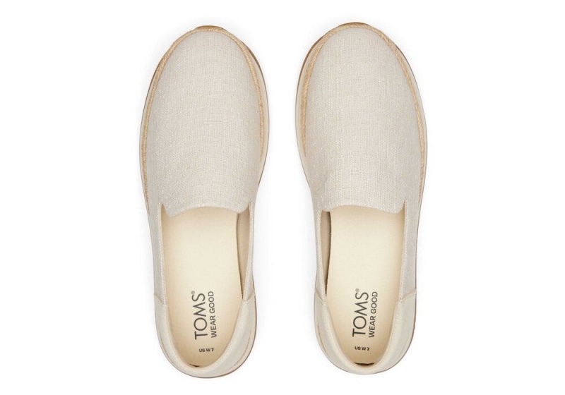 Toms Jocelyn Tekstil Espadrille Beige | 2396RYNBG