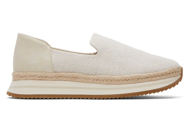 Toms Jocelyn Tekstil Espadrille Beige | 2396RYNBG