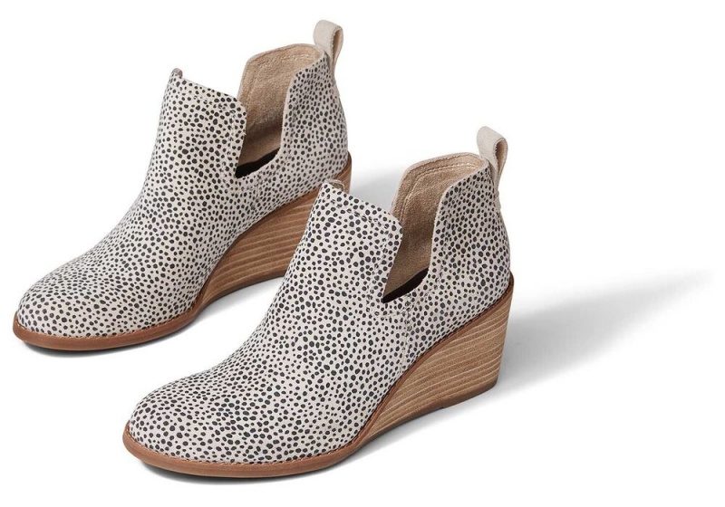 Toms Kallie Wedgeie Støvler Leopard | 9146ITCXR