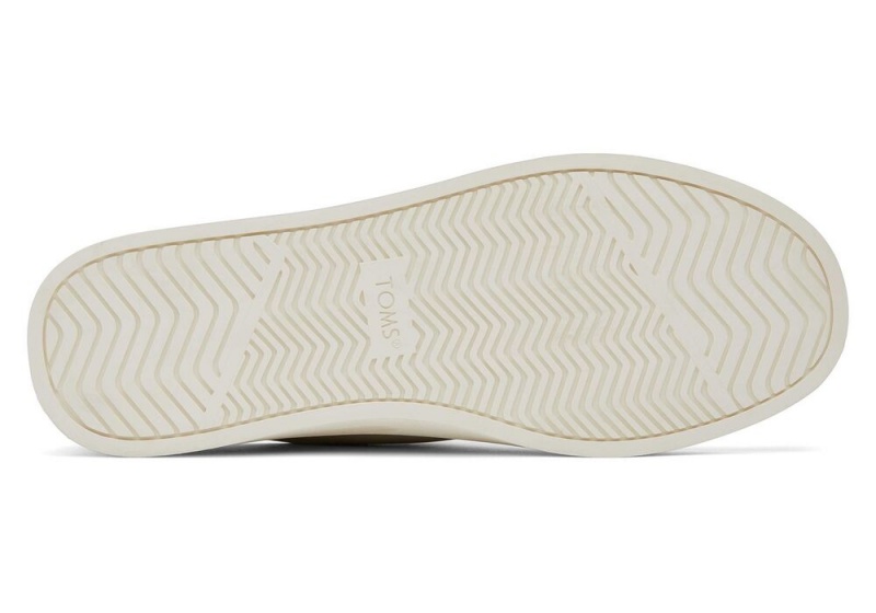 Toms Kameron Metallic Lær Sneakers Beige | 9873ZAJSG