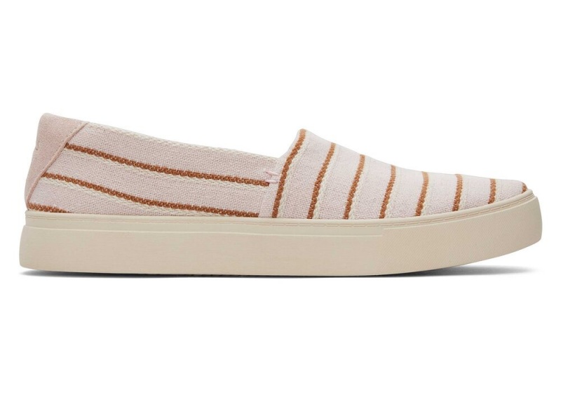 Toms Kameron Stripes Slip On Joggesko Rosa | 5438KAXIE