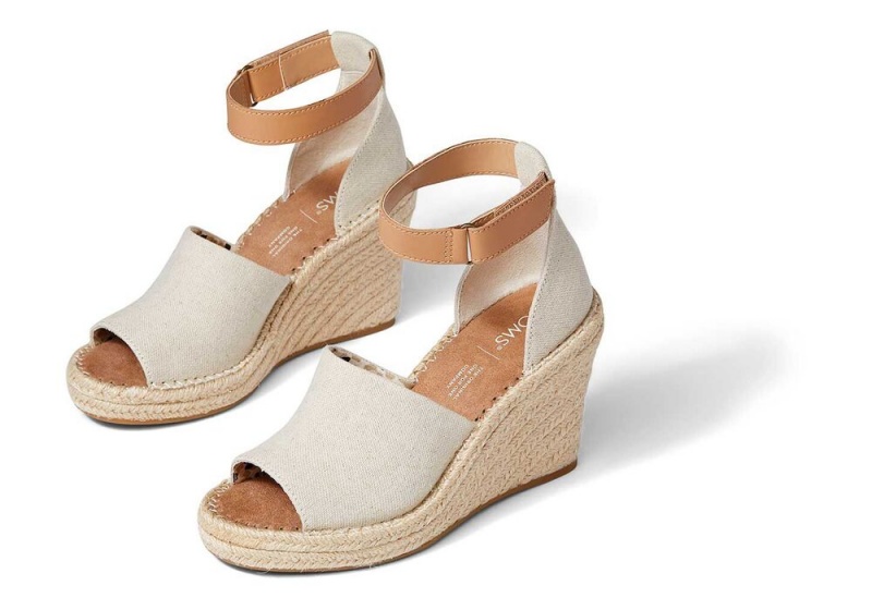 Toms Marisol Wedge Beige | 3850BFWDL