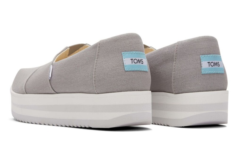 Toms Midform Espadrille Dyp Grå | 2581PDOLT