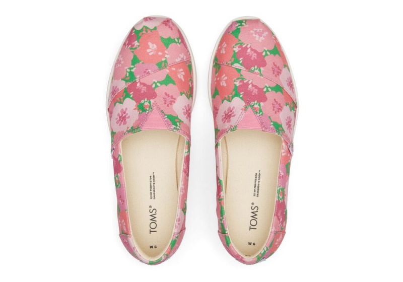 Toms Midform Espadrille Rosa | 2460VSBFW