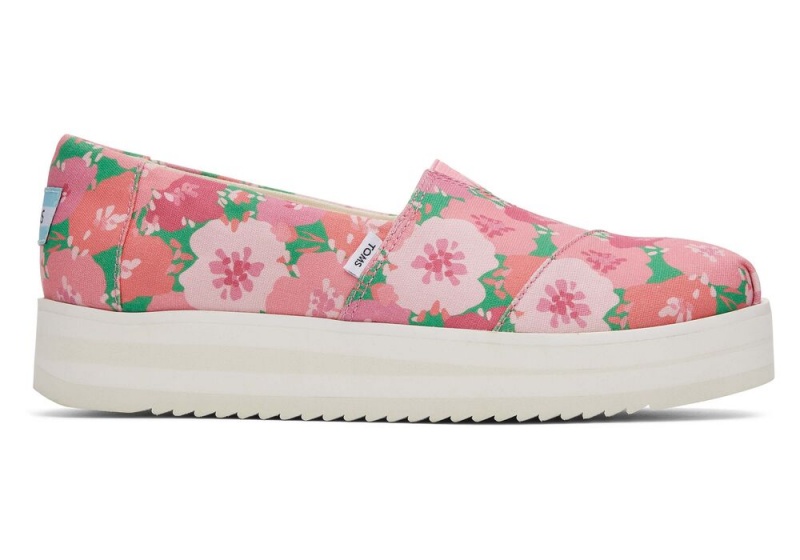 Toms Midform Espadrille Rosa | 2460VSBFW