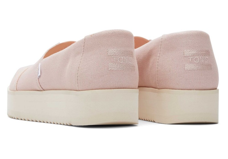 Toms Midform Espadrille Rosa | 4609EQNWC