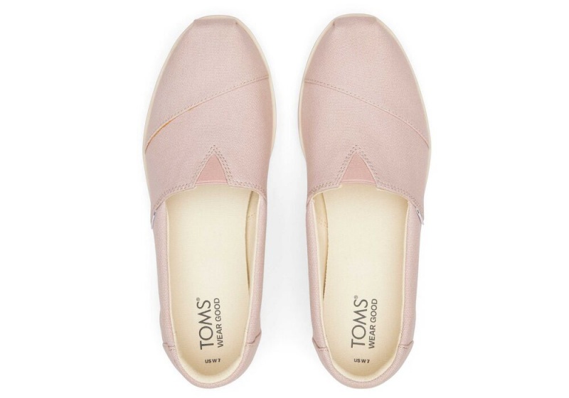 Toms Midform Espadrille Rosa | 4609EQNWC