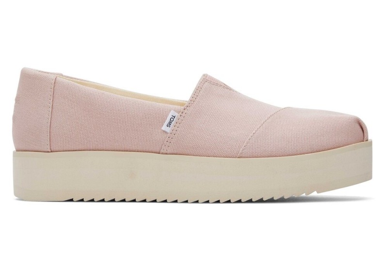 Toms Midform Espadrille Rosa | 4609EQNWC