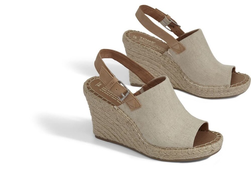 Toms Monica Wedge Beige | 5014KYBED