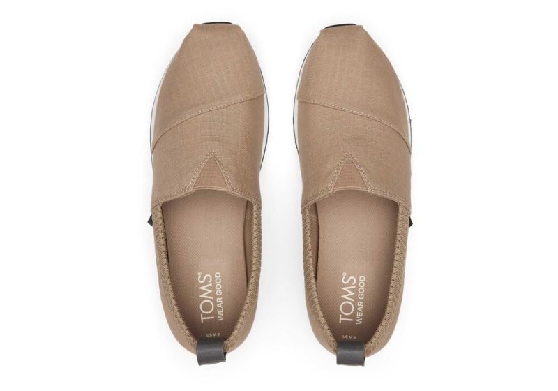 Toms Resident 2.0 Taupe Ripstop Sneakers Dyp Grå | 8021ZRUCV