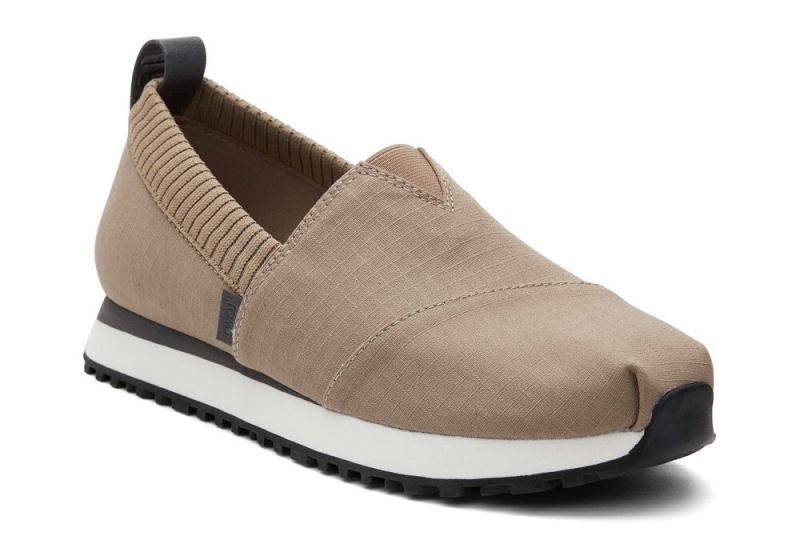 Toms Resident 2.0 Taupe Ripstop Sneakers Dyp Grå | 8021ZRUCV