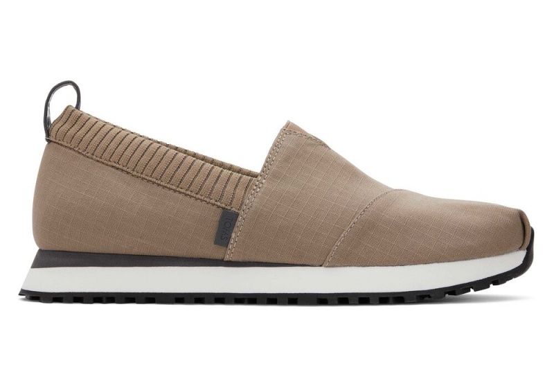 Toms Resident 2.0 Taupe Ripstop Sneakers Dyp Grå | 8021ZRUCV