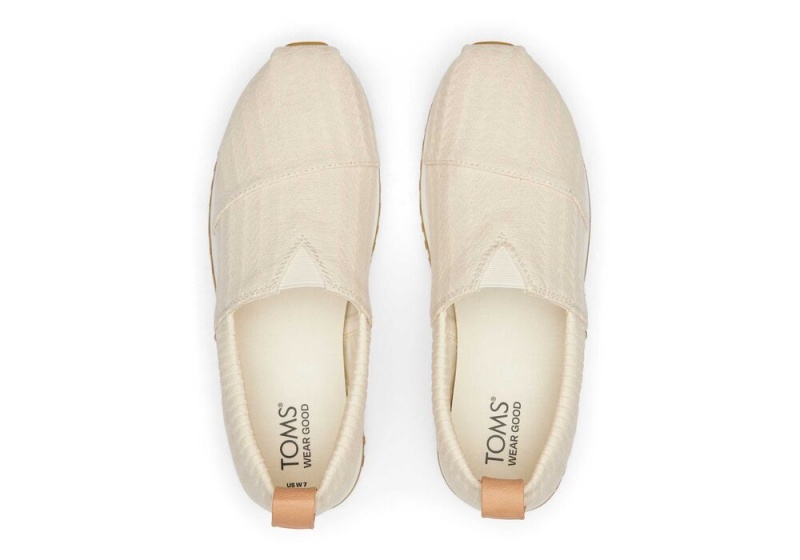 Toms Resident 2.0 Triangle Woven Sneakers Beige | 5496NHZAX