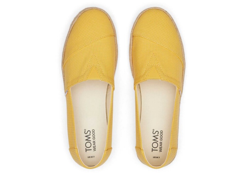 Toms Rope 2.0 Espadrille Gul | 3416OGIAU